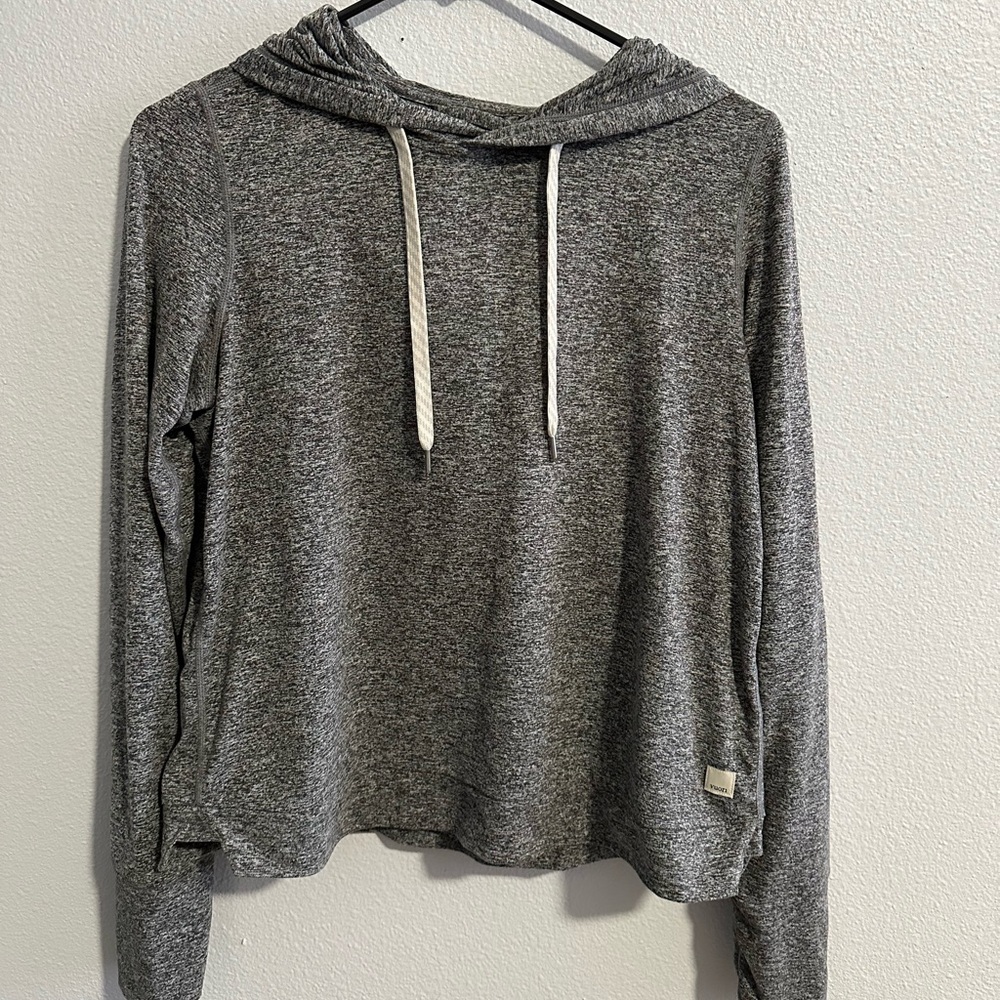 Vuori Heather Gray Women's Halo Hoodie